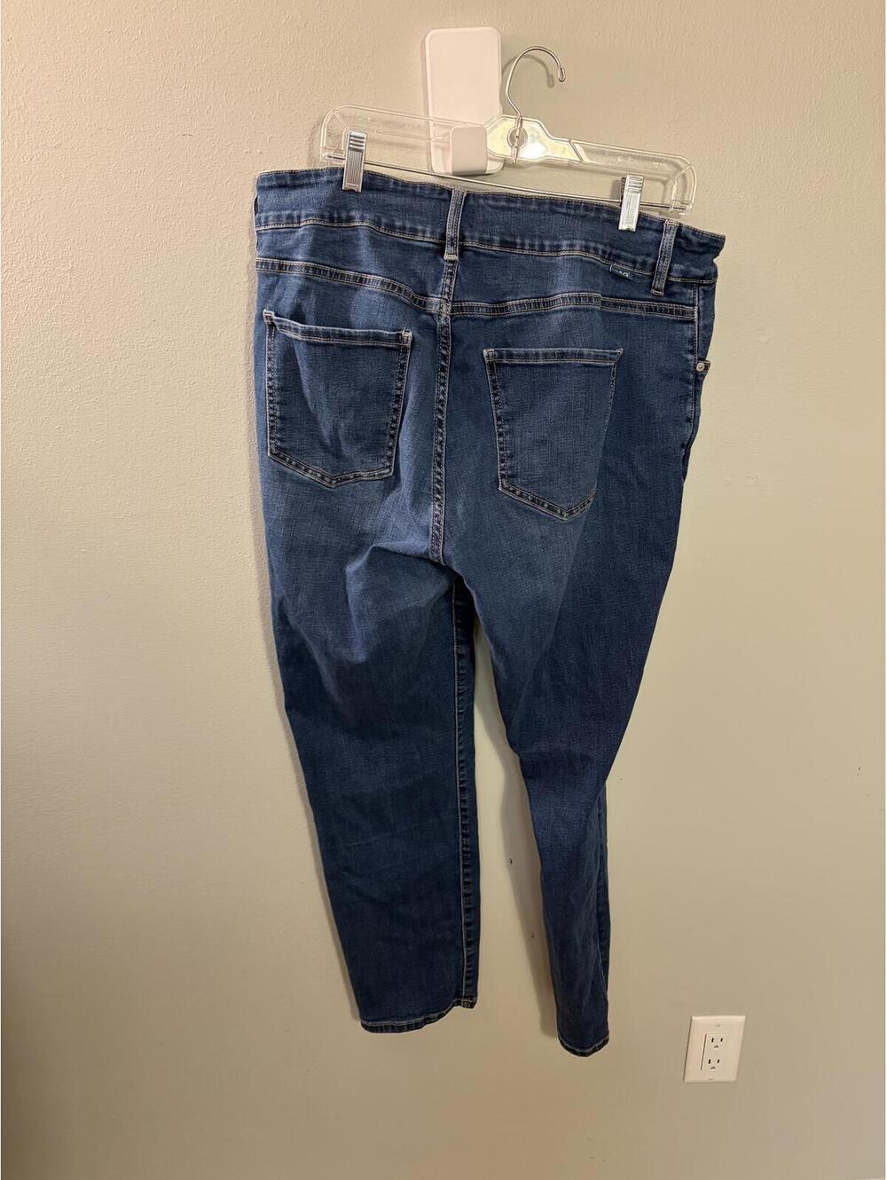 JAG Women's Blue Denim Jeans Size 16W - Picture 3 of 4